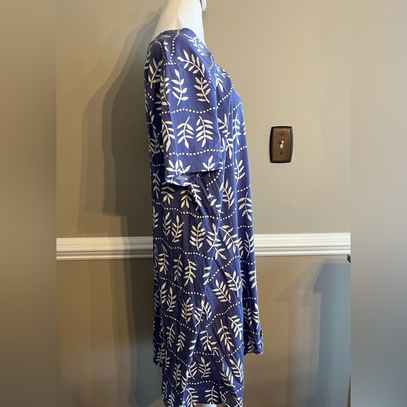 Gudrun Sjoden Blue and White Midi Dress - Picture 4 of 5